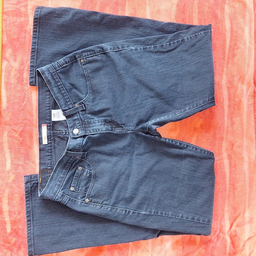 🐦 Levi's curvy cut womens back denim jeans 12M bootcut